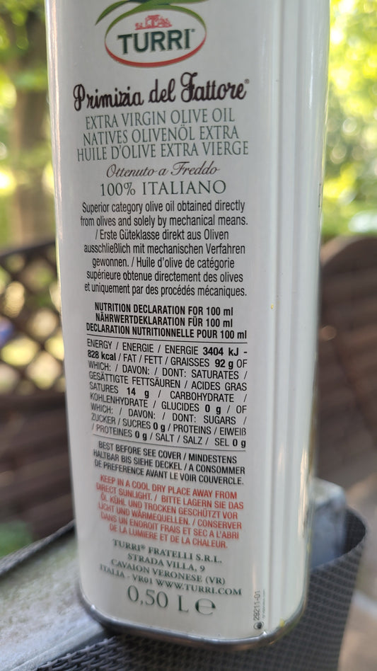 Turri Italienisches Olivenöl 0,5l