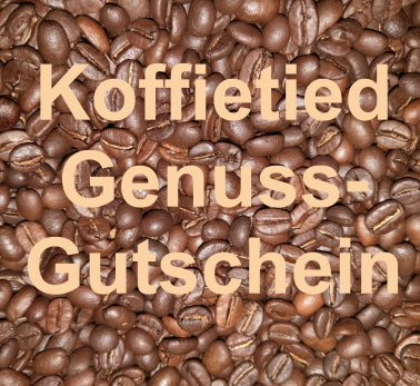 Koffietied Geschenkgutschein