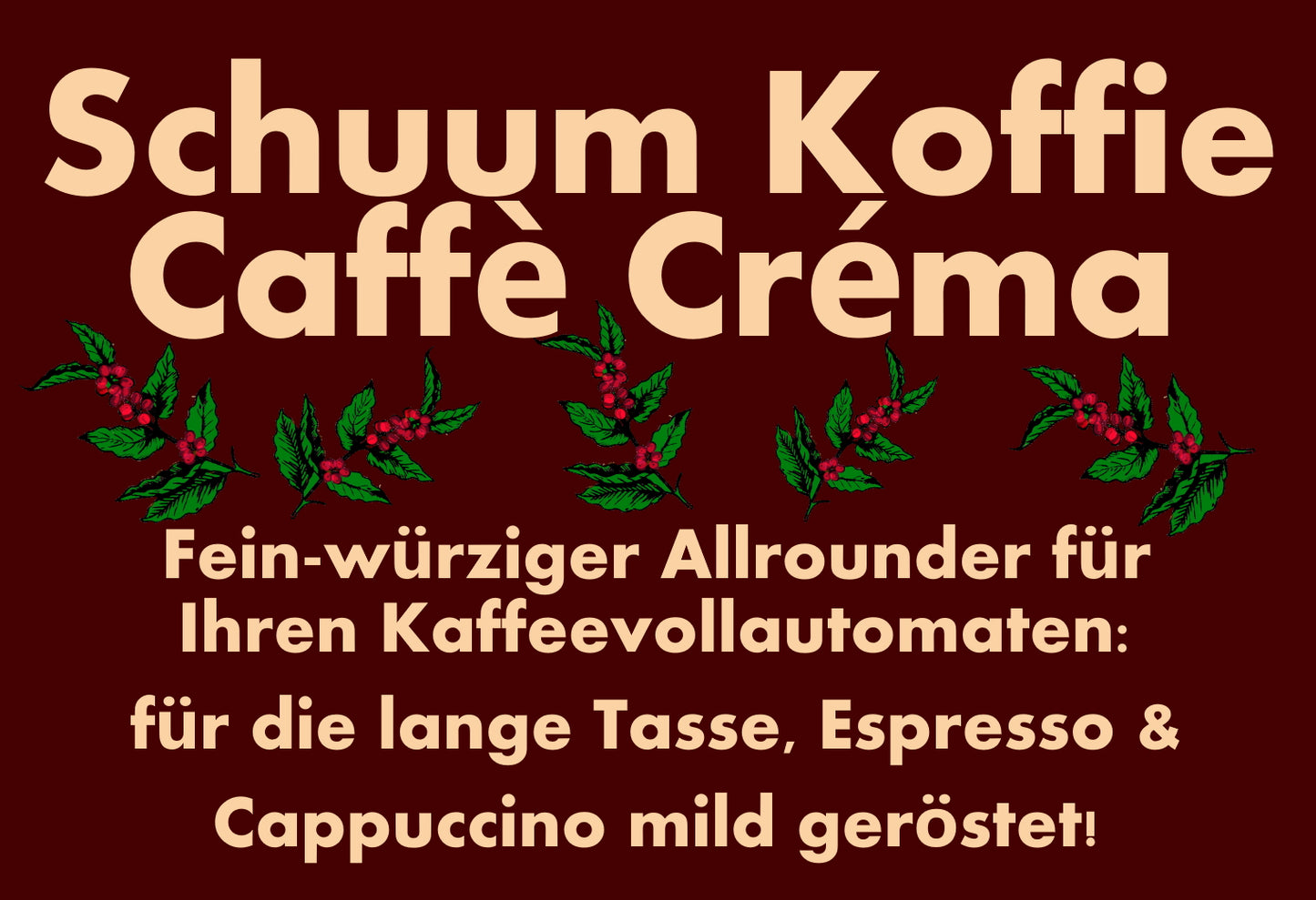 Schuum Koffie - Caffè Créma