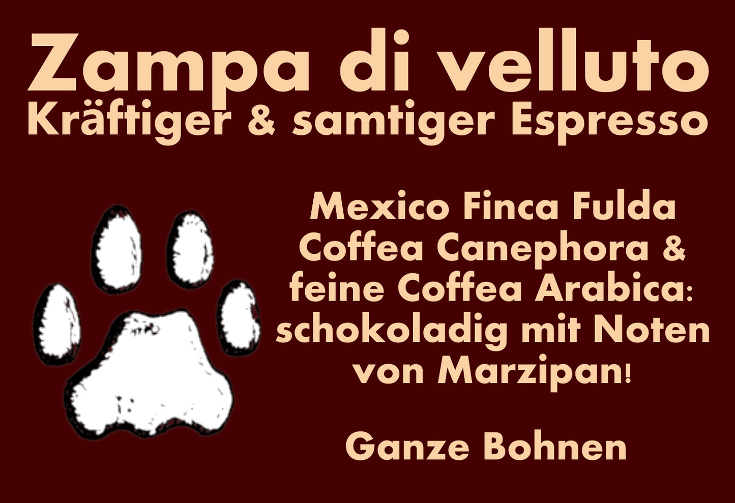Espresso Zampa di velluto