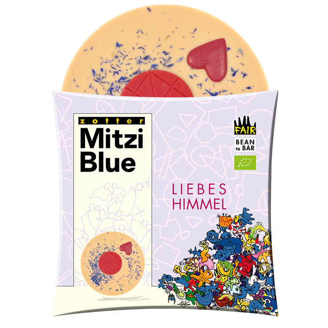 Mitzi Blue von Zotter "Liebeshimmel"