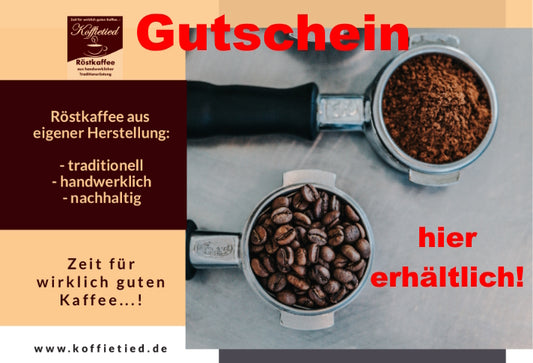 Koffietied Geschenkgutschein