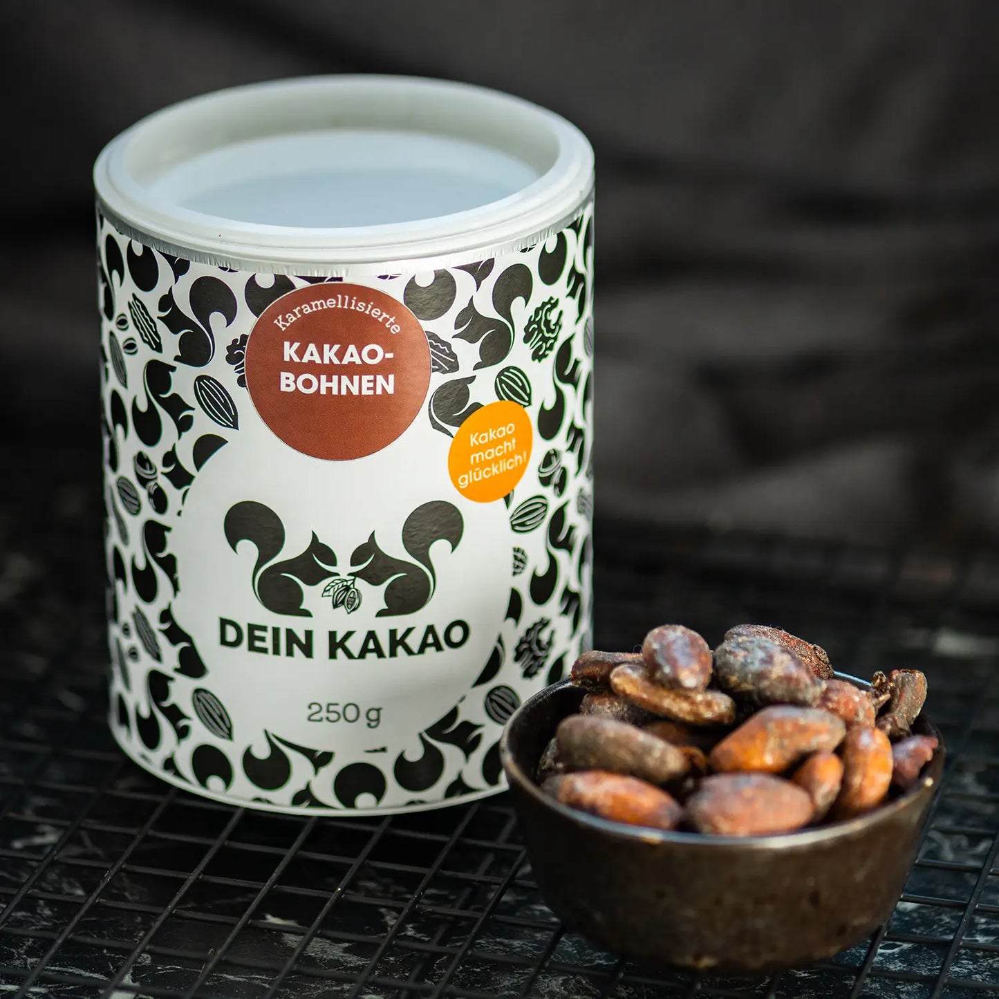 BIO Kakaobohnen, geröstet & karamellisiert